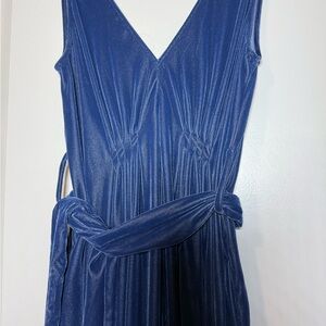 & Other Stories Deep Blue Maxi Dress